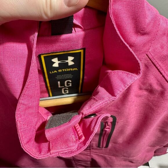 Under Armour Pink Ski & Snow Jacket High Collar - Picture 6 of 6